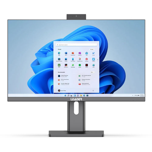 Leader Visionary AIO, 23.8" FHD, Intel i5-12450H, 16GB DDR4, 1TB NVMe SSD, Wi-Fi 6, 2M Camera, VESA, 1 Year Warranty, Windows 11 Home, Keyboard  Mous