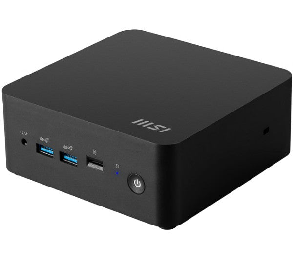 MSI Cubi NUC 1M-016BAU miniPC barebone, Black Intel Core 5-120U DDR5 64GB 2*M.2 2*HDMI *TBT 2 LAN/Wifi6E Card Reader Switch Cabl 3Y