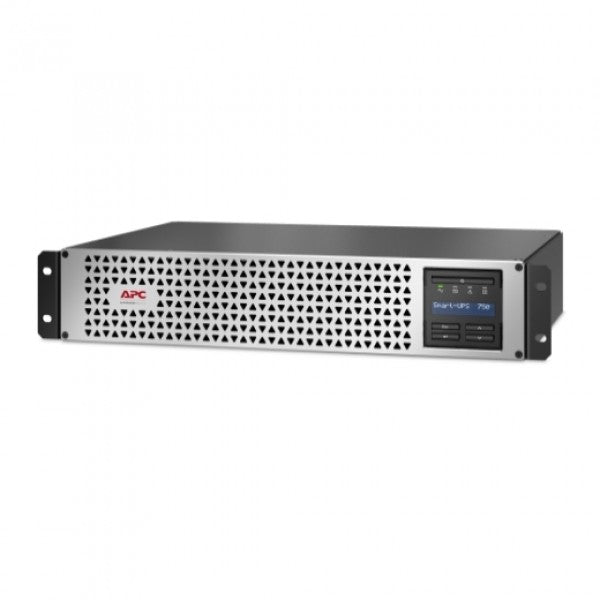 APC Smart-UPS 750VA/600W Line Interactive UPS,2U Rackmount,230V/10A Input, 6x IEC C13 Outlets, Li-Ion Battery, SmartConnect,Short Depth
