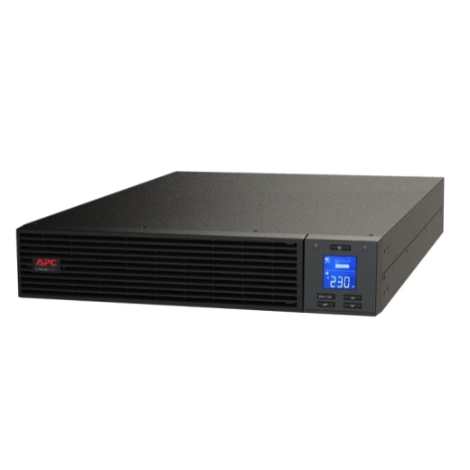 APC Easy UPS 3000VA/2400W Online UPS, 2U Rackmount, 230V/16A Input, 1x IEC C19 6x IEC C13 Outlets, Lead Acid Battery, W/ Rail Kit