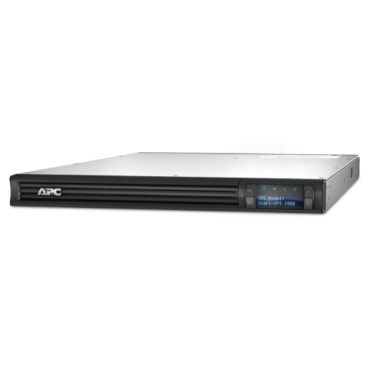APC Smart-UPS 1500VA/1000W Line Interactive UPS, 1U Rackmount, 230V/10A Input, 4x IEC C13 Outlets, Lead Acid Battery, SmartSlot,LCD