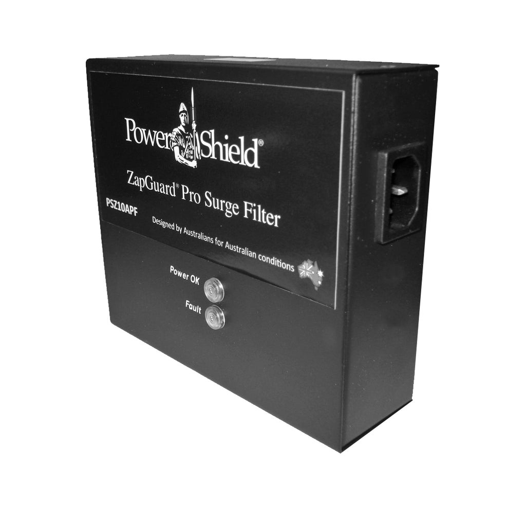 PowerShield 10 Amp Surge Filter, protects sensitive equipment from power surges, ensuring reliable operation and longevity
