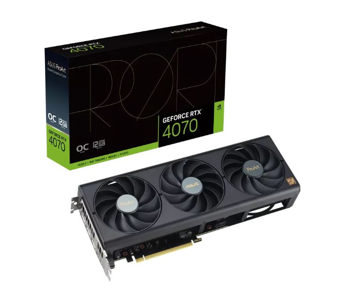 ASUS nVidia GeForce PROART-RTX4070-O12G OC edition 12GB GDDR6X