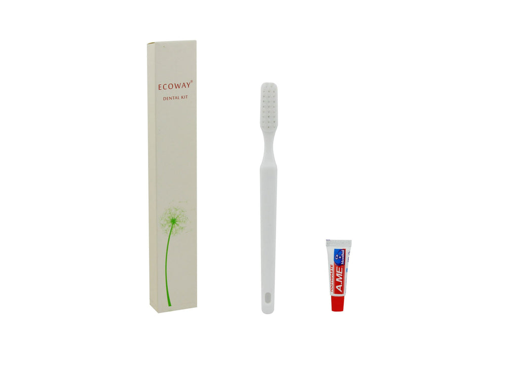 Airbnb/Hotel/Motel Amenities EcoWay - Dental Kit 250pcs - Individually Wrapped