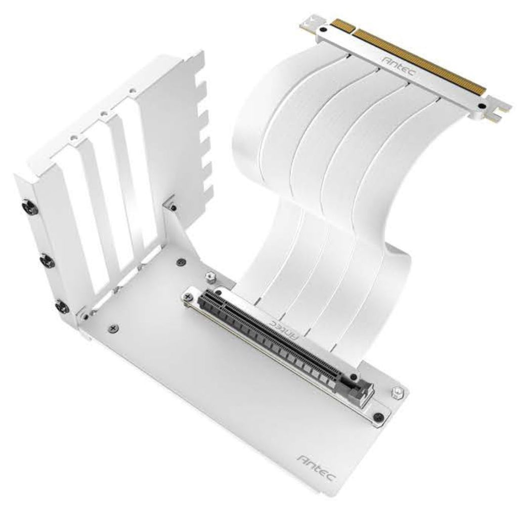 Antec PCIE-4.0 Vertical Bracket and PCI-E 4.0 Cable Kit White (200mm)