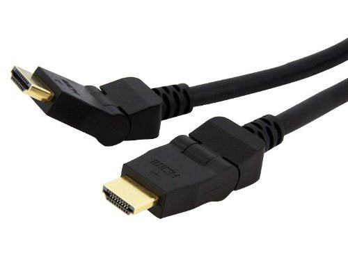 Astrotek HDMI Cable 2m - v1.4 19 pins Type A Male to Male 180 Degree Swivel Type 30AWG Gold Plated Nylon sleeve RoHS