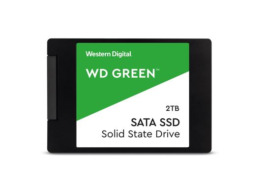 Western Digital WD Green 2TB 2.5" SSD SATA 545R/430W MB/s 80TBW 3D NAND 7mm 3 Years Warranty