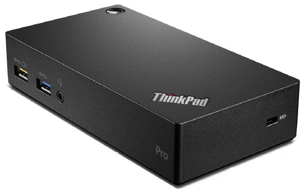 REFURB Lenovo ThinkPad USB 3.0 Pro Dock Docking Station - 2x USB 2.0, 3x USB 3.0, DVI, DisplayPort, Gigabyte Ethernet Port,