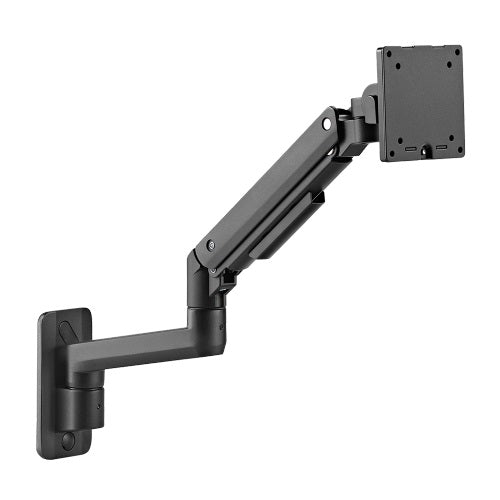 Brateck Fabulous Wall Mounted Heavy-Duty Gas Spring Monitor Arm 17"-49",Weight Capacity (per screen)20kg(Black)