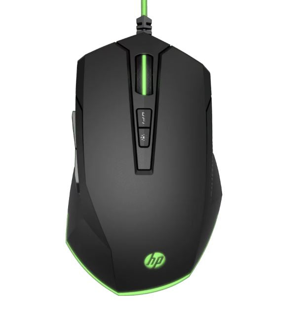 HP Pavilion Gaming Mouse 200 - USB Optical Sensor 3,200 DPI 12 RGB Modes 5 Customizable Buttons Comfortably Ergonomic Design Light Weight 0.12kg