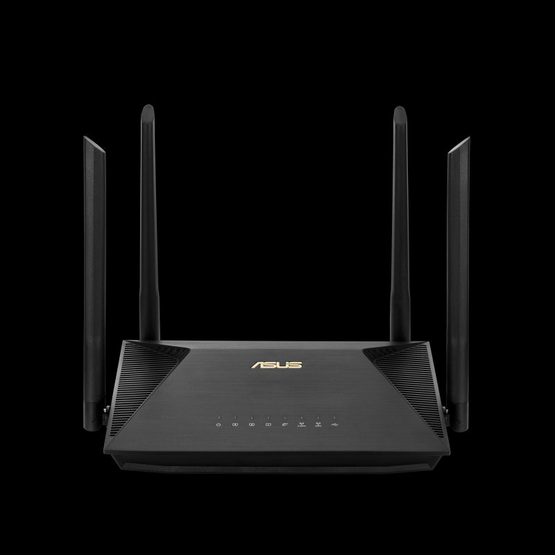 ASUS RT-AX53U AX1800 Dual Band WiFi 6 (802.11ax) Router MU-MIMO  OFDMA, AiProtection Classic, 1201 Mbps @ 5GHz, 574 Mbps @ 2.4GHz