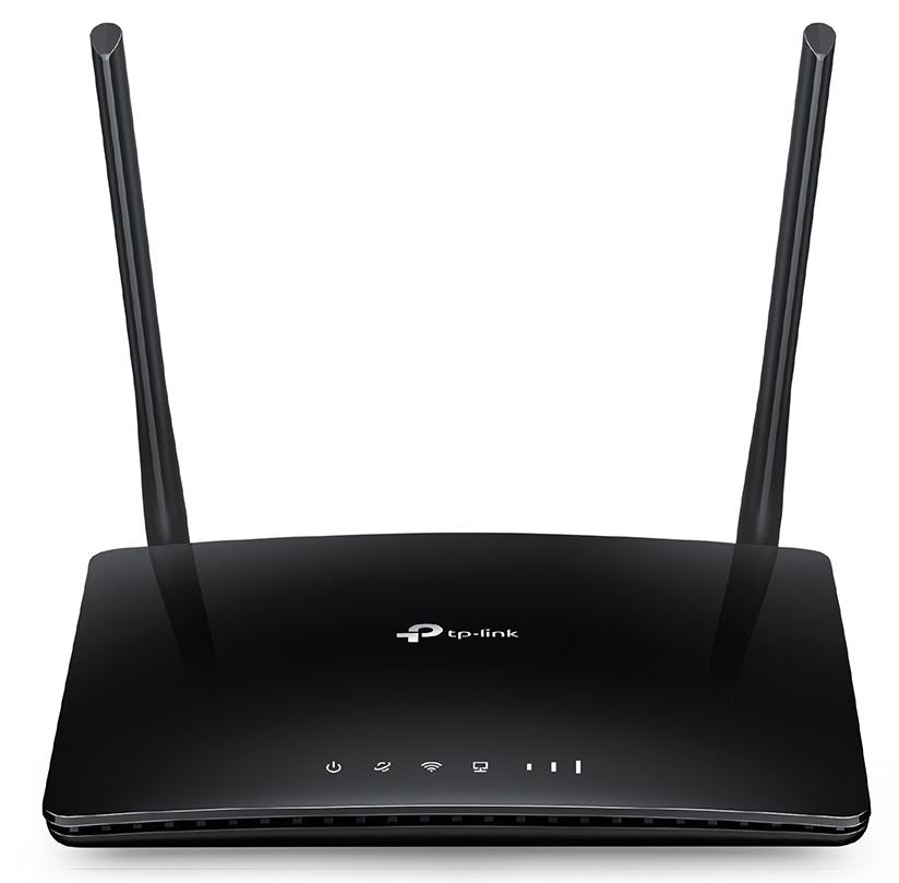 TP-Link TL-MR6400 N300 Wireless N 3G/4G LTE Router 2.4GHz (300Mbps) 802.11bgn 3x100Mbps LAN 1x 100Mbps 4G SIM Slot, Band5Band28